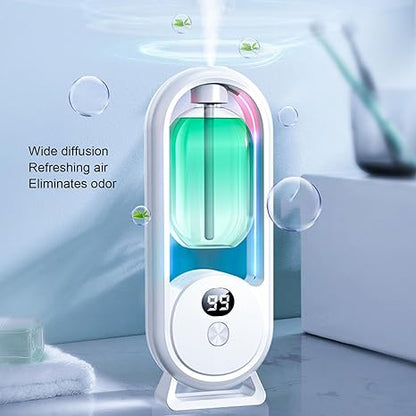 Essential Oil Diffuser, 5 Gear Fragrance Machine with LED Display, Rechargeable Electric Diffuser for Home Office Room