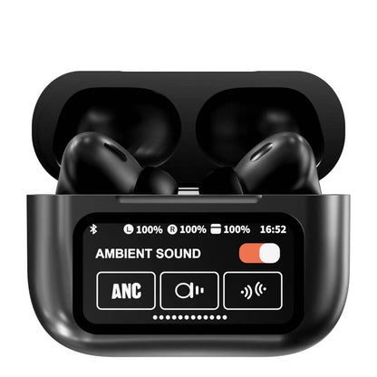 A9 Pro Touch Screen Display Anc Wireless Earbuds