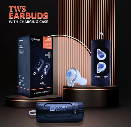 Aldari Tws Bluetooth Earbuds With Charging Case | Tws Smart Bluetooth Headset