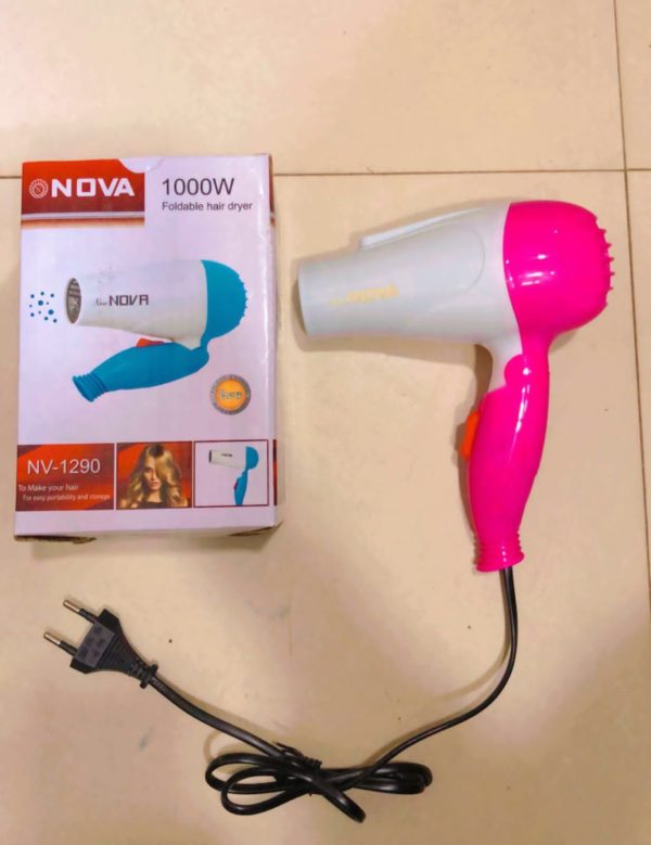 Nova Foldable Hair Dryer – Nv 1290