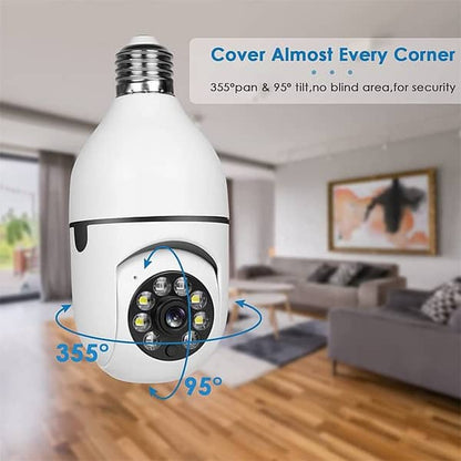 Speed-x Bulb Camera 1080p Wifi 360 Degree Panoramic Night Vision Two-way Audio Motion Detectionnew Speed-x Bulb Camera 1080p Wifi 360 Degree Panoramic Night Vision Two-way Audio Motion Detection