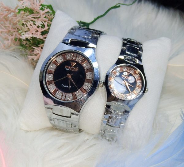 Luxury Stainless Fortune Time Couple Watches