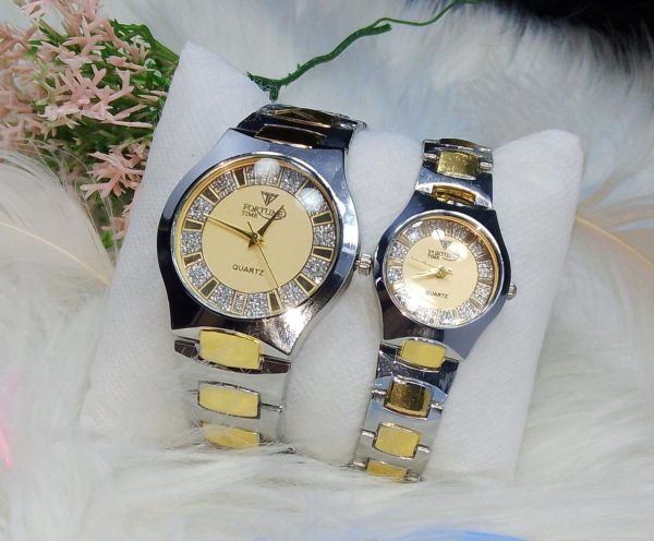 Luxury Stainless Fortune Time Couple Watches